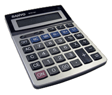 Calculator Transmitter activated by a voice STRC-305